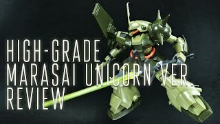 1267  HGUC Marasai Unicorn Ver OOB Review [upl. by Amary]