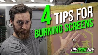 4 troubleshooting tips for burning and exposing screens  How to screen print [upl. by Oidacra441]