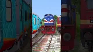 Trains Crossing on Bumpy railroad tracks  Railroad Crossing  TRAIN SIMULATOR HintsGamerz [upl. by Ingram481]