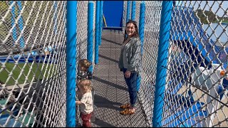 Enjoying SeaWorld San Diegos All New Rescue Jr Kids Play Area [upl. by Anirtruc]