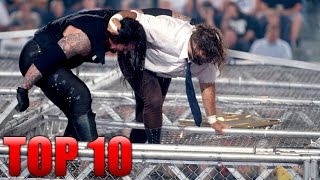 Top 10 Best WWE Hell In A Cell Matches Ever [upl. by Yrahcaz]