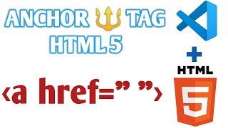 How to use Anchor Tag in html visual studio code  Html 5 HyperLink tag [upl. by Etteragram790]