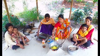 Mocher Chop Recipe  Very Tasty Banana Flower Recipe  Cooking By Rural Women  Bengali Recipe [upl. by Nailluj869]