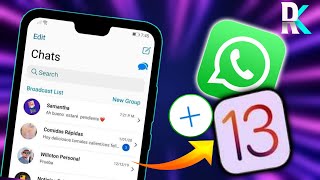 NOVO WHATSAPP IGUAL DO IPHONE IOS ATUALIZADO 2020 [upl. by Ihcelek]