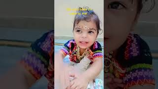 Radhey radhey cutebaby cutesistersvlogs viralvideo ytshorts haha [upl. by Ylra]