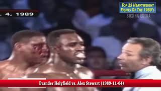 TOP 25 HEAVYWEİGHT FIGHT OF THE 1980s [upl. by Artemis]