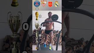 Ramos Team Cups PSG Sevilla Spain Real Madrid football ramos shorts psg realmadrid [upl. by Adnuahsar]