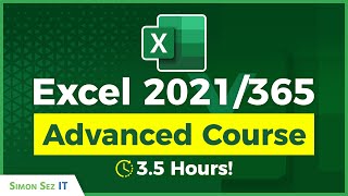 Microsoft Excel 2021365 Tutorial 35 Hours of Advanced Excel Training Course [upl. by Vanhomrigh224]