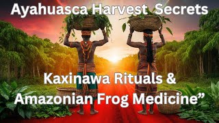 Harvesting Ayahuasca Traditionally by the Kaxinawa Tribe Sacred Traveler [upl. by Atalya]