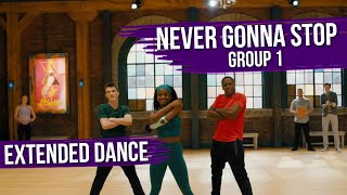 Extended Dance  Never Gonna Stop  Group 1  The Next Step Season 9 [upl. by Ekez462]