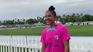 Elyse Bennett on preseason win vs Bay FC [upl. by Fidele]