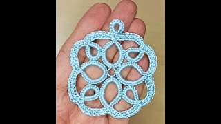 Cro tatting Lesson 8 How to adapt any tatting pattern for cro tatting [upl. by Reppiks]