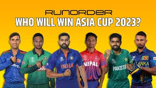 Runorder Will we see the first ever India Pakistan Asia Cup final [upl. by Dorrehs]