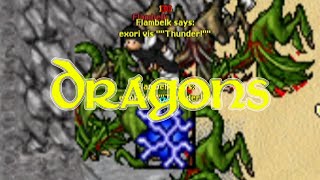 EXP Dragon Hunt By 61 ED Youre Lucky Or Youre Not Calmera 2006  RL Tibia 76 Flambelk [upl. by Goles]