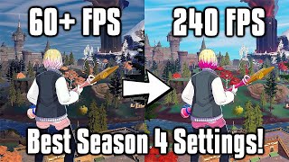 Fortnite Season 4 Settings Guide  FPS Boost Colorblind Modes amp More [upl. by Skippy]