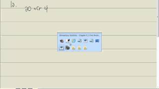 Elementary Statistics  Chapter 45 Test  Problem Type 12 [upl. by Chapel]