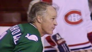 Memories Gordie Howe scores his final playoff goal [upl. by Eirolam209]