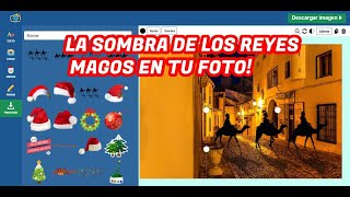 Poner el efecto sombra de los Reyes Magos en tu foto [upl. by Atinat527]