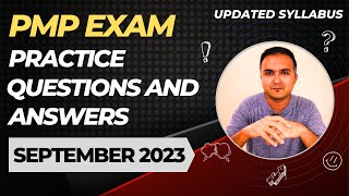 PMP Exam Questions 2023 Sep and Answers Practice Session  PMP Exam Prep  PMP for Project Manager [upl. by Tenneb]