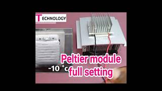 Peltier module use water cooler peltier peltiermodule [upl. by Aerdnod]