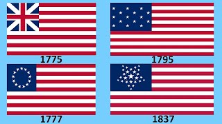 Flag of USA  Historical Evolution  from 1775 to  future [upl. by Lelia776]