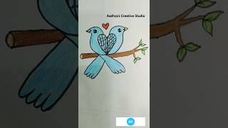 How to Draw 🐦 Birds easilydrawing artshortshttpsyoutubecomshortsPmBQ5YBGk58featureshare [upl. by Baggott]