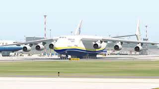 Antonov An225 Mriya Pilot Tries To Take Off An Extremely Heavy Overload Aircraft XP11 [upl. by Aklog]