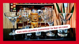 8 COPAS para ARMAR tu BAR EN CASA  Cristalería de bar 🥃🥂🍸🍷 [upl. by Oiluarb]