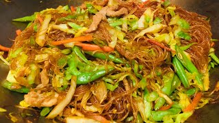 Pancit Sotanghon Guisado  How to Cook Sotonghon Guisado VermicelliPinoy Recipe [upl. by Auqeenwahs]