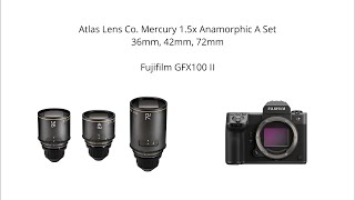 Atlas Lens Co Mercury 15x Anamorphic A Set on Fujifilm GFX100 II [upl. by Asoramla]