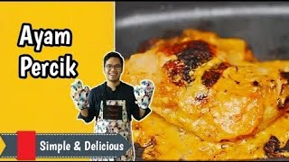 Resepi Ayam Percik Versi Khairulaming  Jom Masak [upl. by Ahsitram]