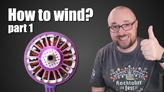 How to wind and rewind an RC brushless motor  part 1 [upl. by Chadwick596]