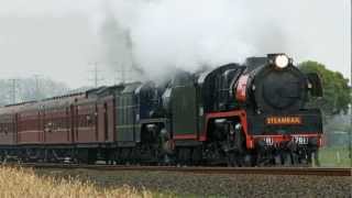 Steamrail Snow Train to Traralgon 2012  Australian Steam Trains [upl. by Clinton]