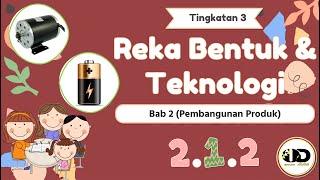 RBT TINGKATAN 3 BAB 212 MENGENALPASTI ASAS TEKNOLOGI YANG SESUAI DGN KEHENDAK REKA BENTUK PRODUK [upl. by Lebana]