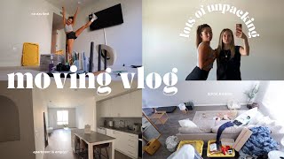 MOVING VLOG EP 2  Transferring big furniture Putting everything away getting organized amp MORE 📦 [upl. by Ylecic]