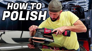 How To Polish A Car For Beginners At Home  Remove Swirls and Scratches  Ceramic Coat [upl. by Korella]