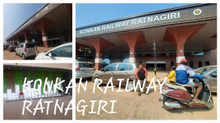 Konkan railway stationNEW RAILWAY STATION 🚉 [upl. by Aikkan]