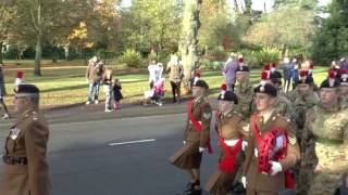 Remembrance Day Parade Coventry 2016 [upl. by Eimiaj]