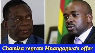 Chamisa Declines Mnangagwas Offer to Be Leader of Opposition in Parliament [upl. by Haidebez593]