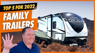 Top 5 Travel Trailer With BUNK BEDS for 2022 Matts RV Reviews Awards [upl. by Nnaxor]