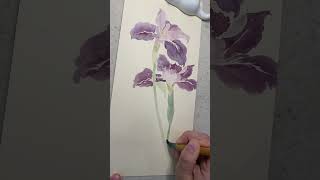 Expressive watercolor freehand brushwork  Eastern Aesthetics [upl. by Lodhia]