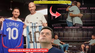 💥 ZIDANE DEJA MUDOS A LOS CRITICOS DE MESSI BRUTAL ENTREVISTA CON LEO QUE NO GUSTARÁ EN MADRID ❌ [upl. by Cilo]