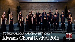 STA Chamber Choir 20152016  Kiwanis Choral Festival [upl. by Retsub397]