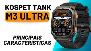 Kospet Tank M3 Ultra Review  Smartwatch Super Forte e Resistente [upl. by Hna]