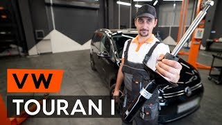 Jak wymienić przedni amortyzator w VW TOURAN 1 1T3 TUTORIAL AUTODOC [upl. by Wynny189]