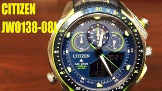 Citizen EcoDrive Promaster SST Blue Chronograph Racing Watch JW013808L [upl. by Nedac]