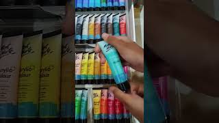 Mont Marte acrylic paint review 36 shades art satisfying painting [upl. by Lletnahc]