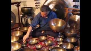 Weaving tones on Tibetan Singing Bowls [upl. by Bellda]