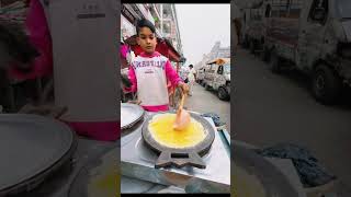 ⚡ Egg dosa making ⚡shorts telugufoodie esangathulu streetfood foodie omelette [upl. by Sadiras109]