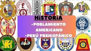 Poblamiento americano Perú prehispánico [upl. by Kurr]